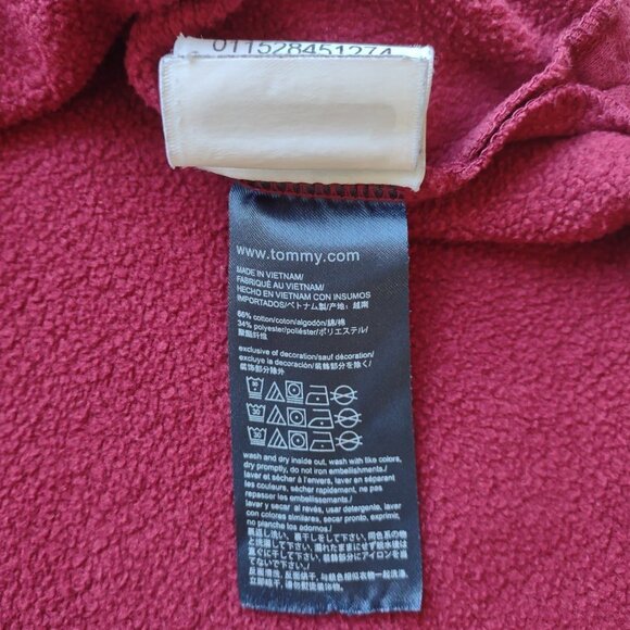 Tommy Hilfiger Sport Pullover Hoodie Sweatshirt 'Old Money Relaxed Fit Sz Medium - Picture 8 of 8